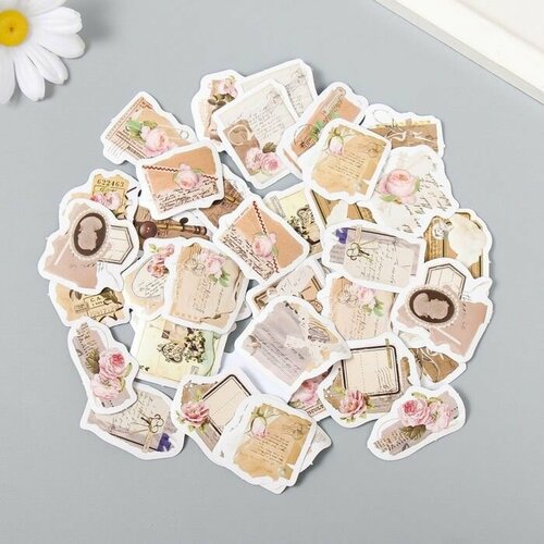 Наклейки для творчества Розы и письма набор 46 шт 44х44х11 см 750₽