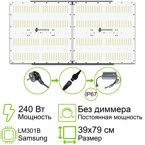 Комплект Quantum board 301b 240 Вт (2х120) MiniFermer 3558