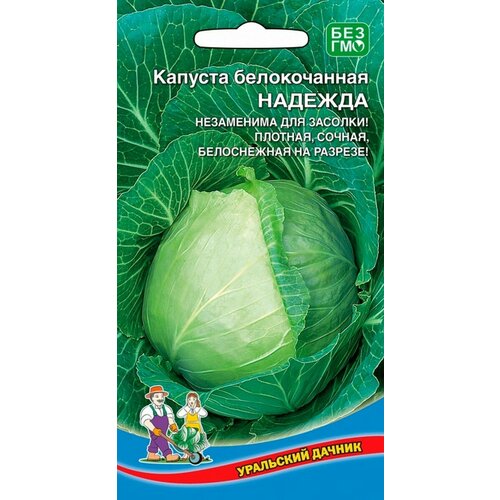 Семена Капуста белокочанная Надежда (5шт.) семена капуста белокочанная надежда