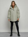 Зимняя женская куртка модная с капюшоном 52311