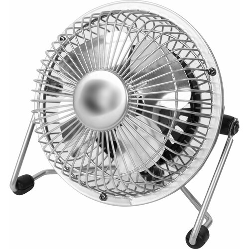 Вентилятор настольный 15 Вт D10 см цвет нержавеющая сталь 273200₽