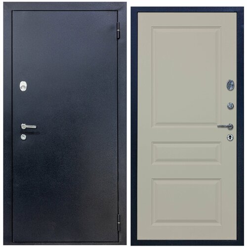 Дверь входная металлическая DIVA 510 2050х960 Правая Титан - Д13 Софт шампань, тепло-шумоизоляция, антикоррозийная защита для квартиры и дома