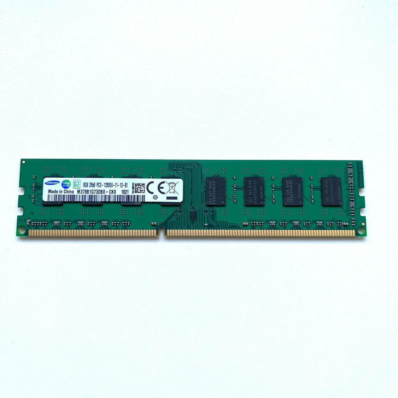 Модуль памяти samsung DDR3 8GB 2Rx8 1600МГц 1.5v DIMM для ПК