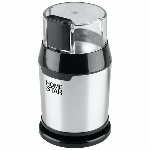Кофемолка HomeStar HS-2036 цвет: черный, 200 Вт кофе befruitbe 180 г в зернах с корицей стекло