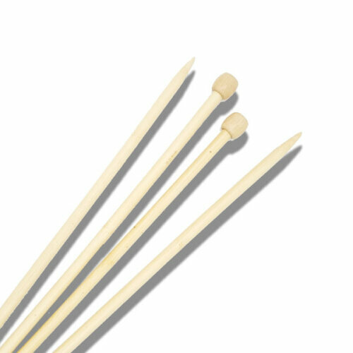 Спицы прямые бамбуковые №9мм, длиной 35см, 2шт. инструмент для вязания gamma kn2н спицы прямые 4 0 мм 35см