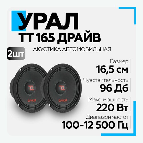 Акустическая система урал URAL TT 165 драйв 2 шт Мидрейндж 289000₽