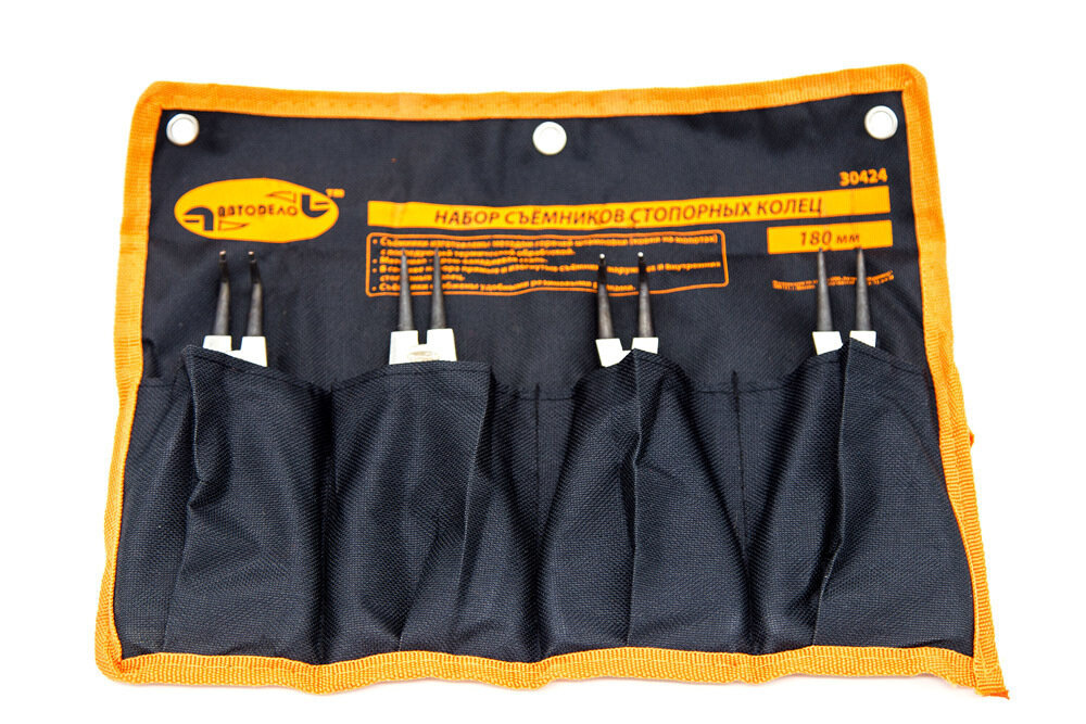 Набор съемников 180мм стопорных колец 4пр.(АвтоDело) — фото 1