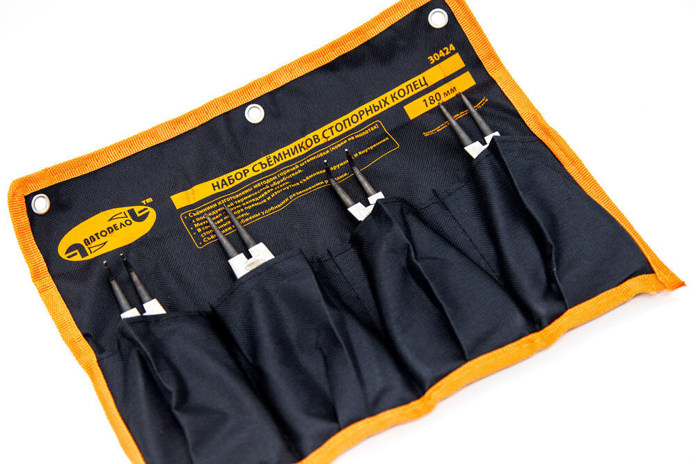 Набор съемников 180мм стопорных колец 4пр.(АвтоDело) — фото 1