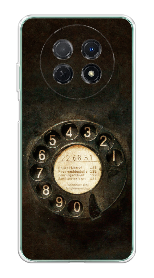 Силиконовый чехол на Huawei Nova Y91 / Хуавей Нова Y91 Старинный телефон