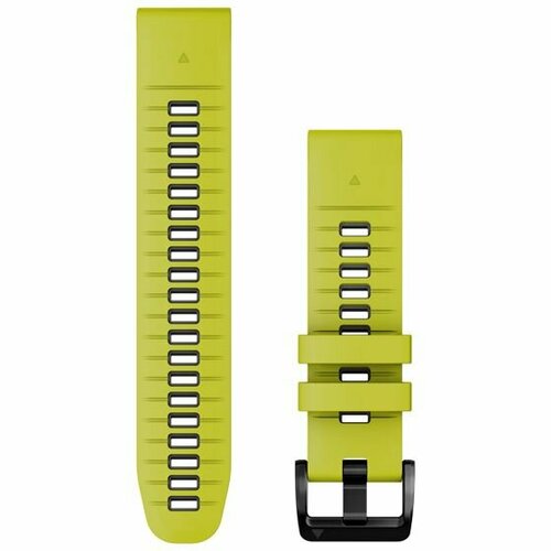 Ремешок Garmin QUICKFIT 22 Watch Band, силикон, лайм/графит, (Lime/Graphite) кабель питания данных usb для garmin fenix quatix forerunner 9x5 010 12491 01