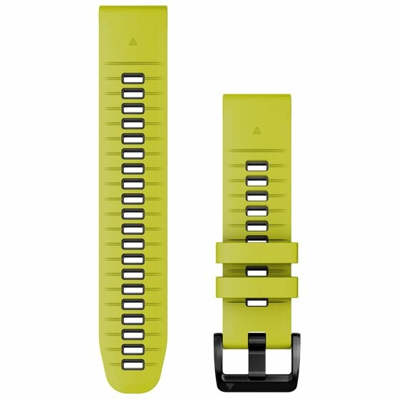 Ремешок Garmin QUICKFIT 22 Watch Band, силикон, лайм/графит, (Lime/Graphite)