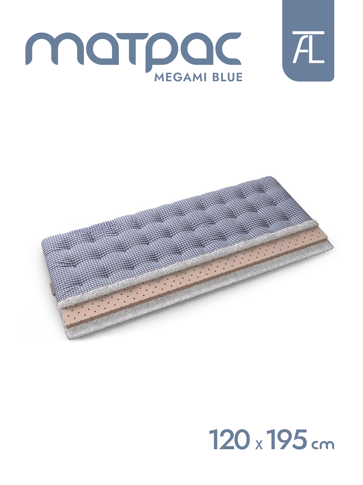 Матрасы Mr.Mattress Megami blue, 120х195 см