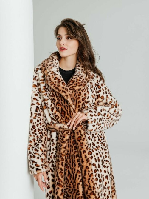 Шуба Original Fur company, размер 46, черный, коричневый