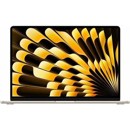 Ноутбук Apple MacBook Air 15 2023 2880x1864, Apple M2, RAM 8 ГБ, SSD 256 ГБ, Apple graphics 10-core, macOS, RU, MQKU3 (Сияющая звезда)