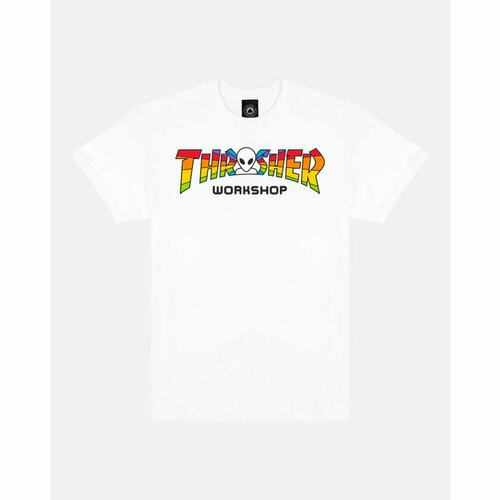 Футболка THRASHER, размер M, белый