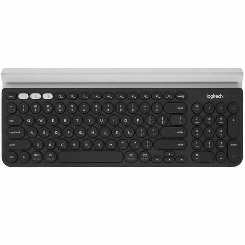 Клавиатура беспроводная Logitech K780 920-008032 мембранная клавиш - 97 Bluetooth радиоканал черная 1340400₽