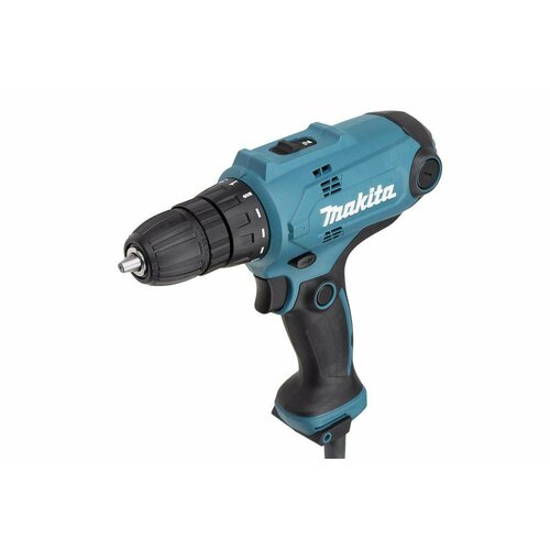 Электроинструмент Makita дрель безударная сетевая 320 Вт бирюзовогочерного цвета 1649000₽