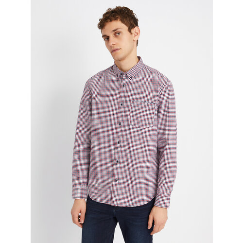 фото Рубашка zolla, размер s, красный