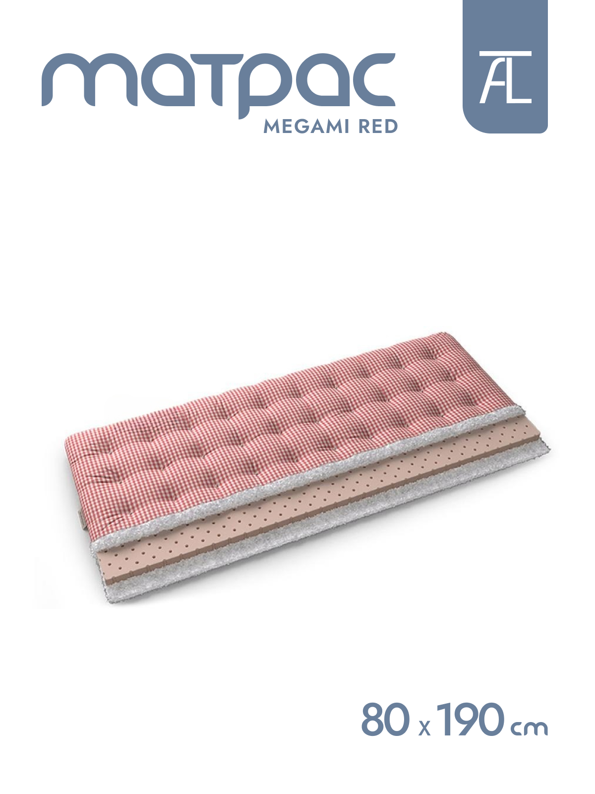 Матрасы Mr.Mattress Megami red, 80х190 см