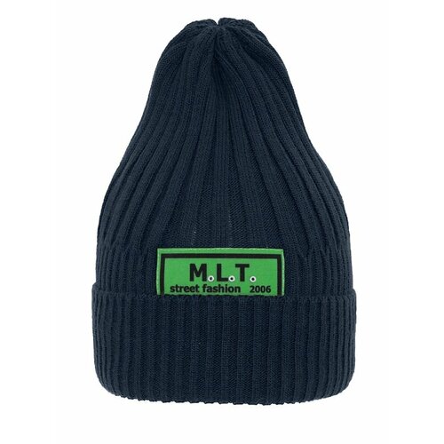 фото Шапка mialt, размер 54-56, синий