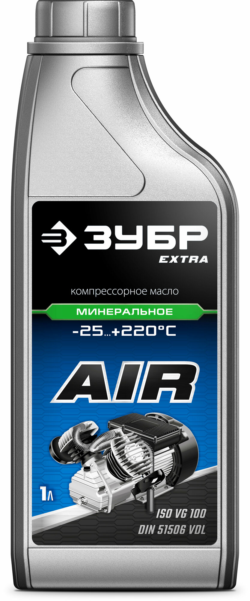 ЗУБР 1 л, компрессорное минеральное масло, EXTRA (70630-1)