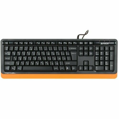 Клавиатура проводная A4Tech Fstyler FKS10 мембранная клавиш - 104 USB черная 163100₽