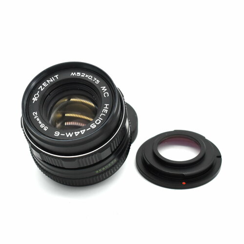 Портретник СССР объектив Гелиос-44М-6 МС 258 для Nikon F с фокусировкой на бесконечность 658000₽