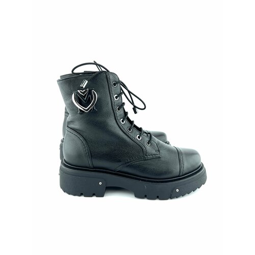 Ботинки  Mara 048, демисезон/зима,натуральная кожа, размер 38, черный