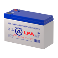 Аккумулятор Alpha Battery FB 7.2-12 (12В, 7.2Ач / 12V, 7.2Ah / вывод F1)