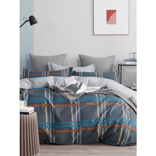 синий, серый