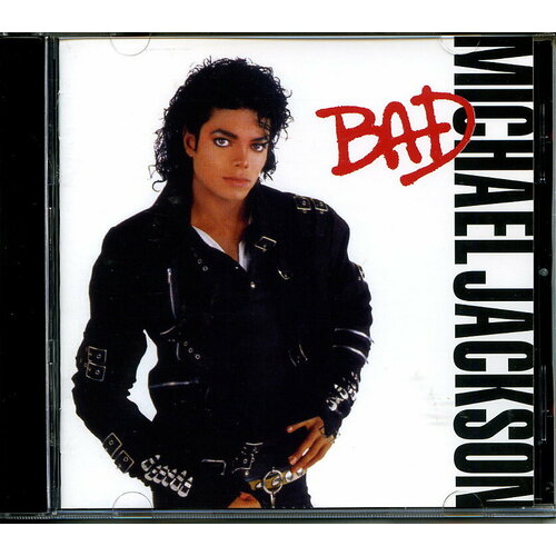 Музыкальный компакт диск Michael Jackson Bad 1987 г. (производство Россия)