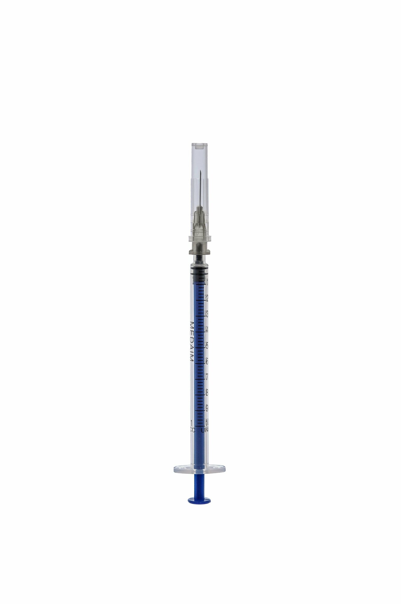 Шприц инсулиновый 1 мл 100 шт/уп. U-100 размер 26G (игла 0,45 х 12 мм)