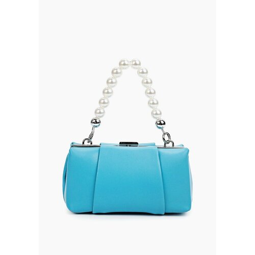 фото Сумка кросс-боди , фактура матовая, голубой нет бренда