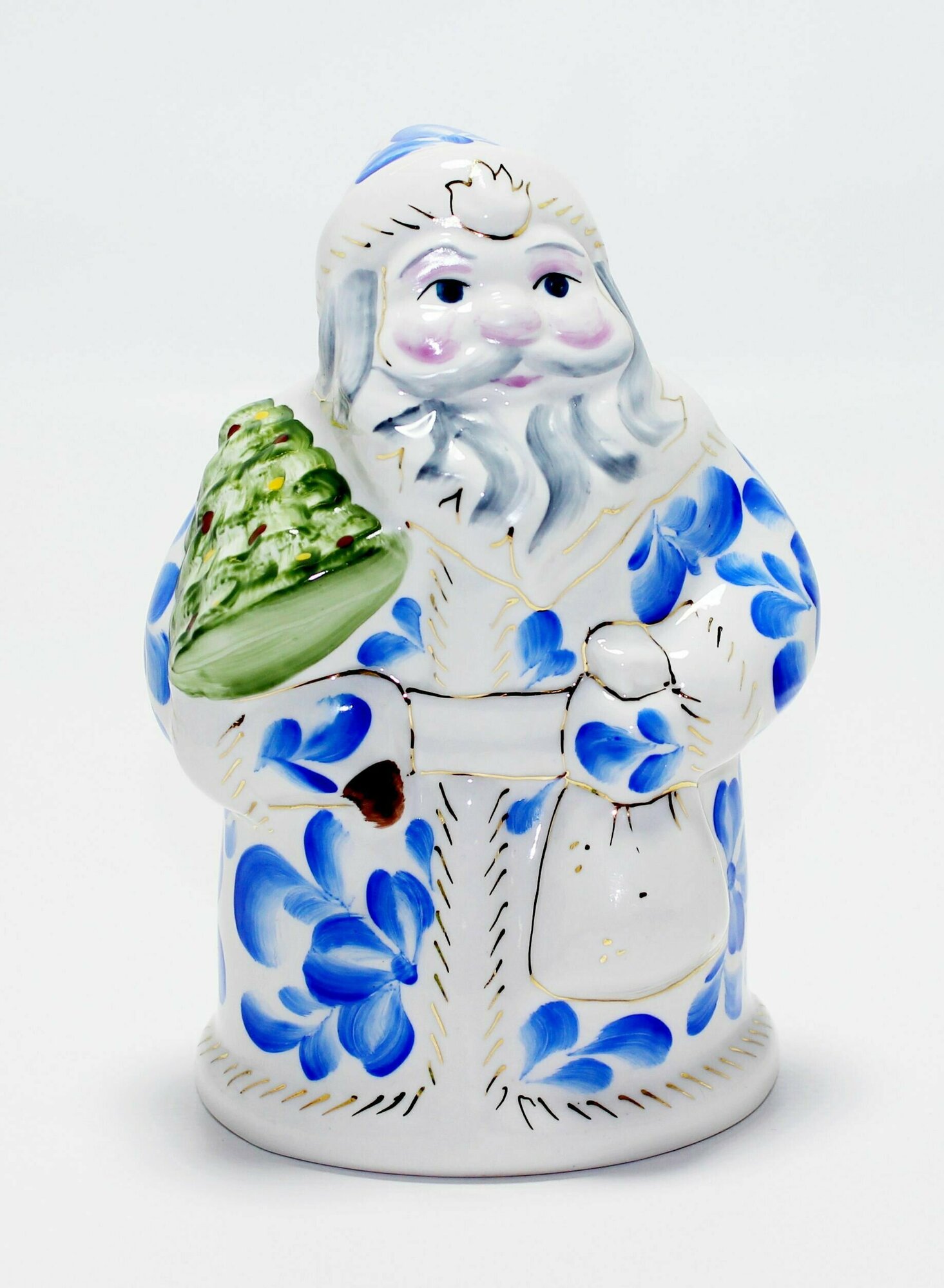 фото Дед мороз роспись "Гжель"