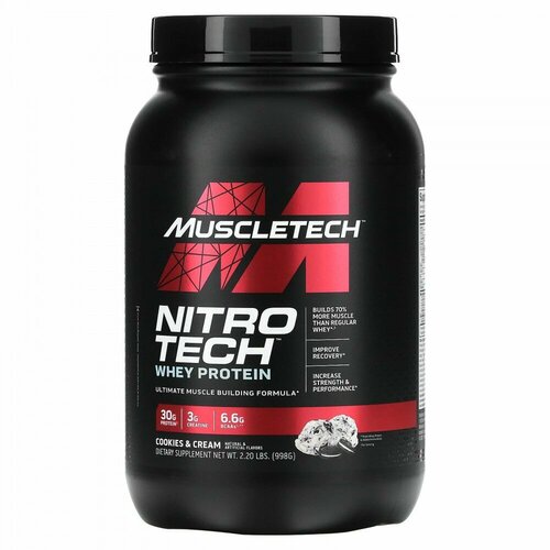 MuscleTech Nitro-Tech Whey (908 g) (Cookie & Cream)