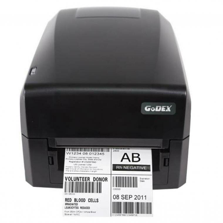 GODEX GE330U, термотрансферный принтер этикеток, 300 dpi, и/ф USB (011-GE3A12-000)