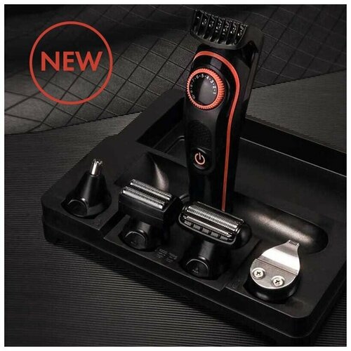 Беспроводной триммер мужской машинка для стрижки волос для мужчин бороды и усовдомашняяуход за волосамидля домачерныйподарок для мужамужчины 2149₽