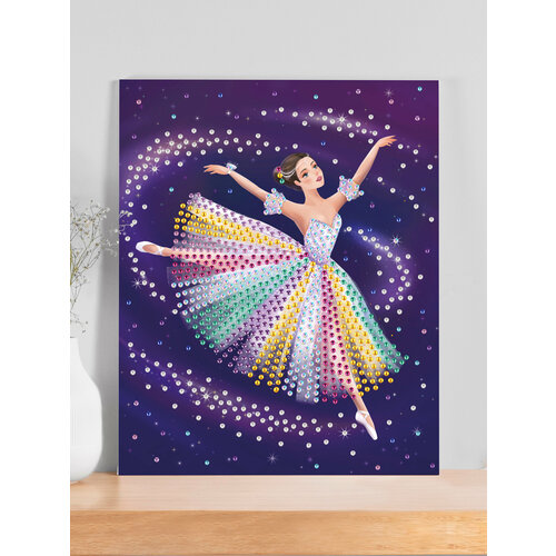 Алмазная мозаика Балерина ON TIME 17х21 см