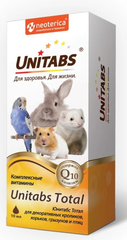 Витамины Unitabs Тотал с Q10 для кроликов, птиц и грызунов, 10 мл