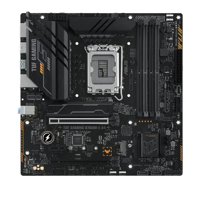 Материнская плата ASUS TUF GAMING, B760M-E, Intel B760, 4*DDR4 Retail