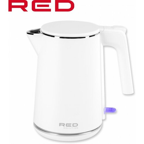 Чайник электрический RED Solution RK-M1571, Белый red solution чайник электрический red solution rk m157 пластик колба металл 1 л 1850 вт
