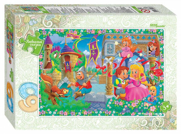Пазл «Спящая красавица» 60 деталей, Step Puzzle