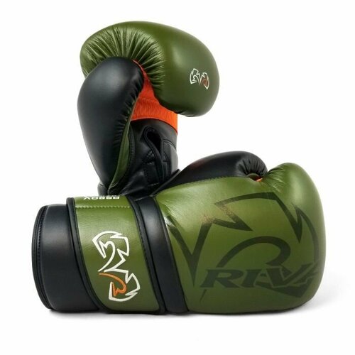 Перчатки боксерские RIVAL RS80V IMPULSE SPARRING GLOVES, 14 унций, зеленые