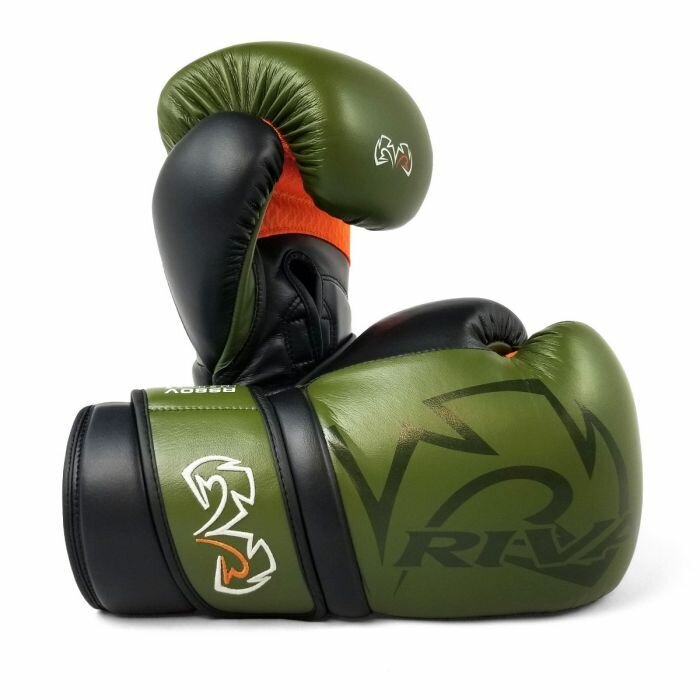 Перчатки боксерские RIVAL RS80V IMPULSE SPARRING GLOVES, 16 унций, зеленые