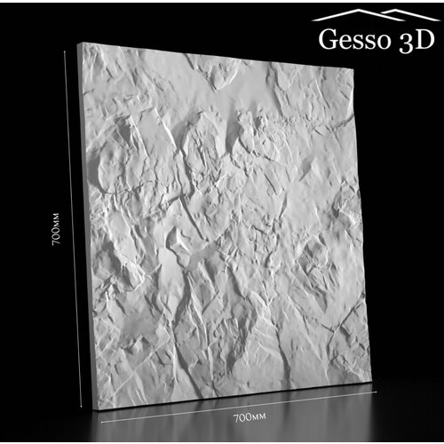фото Гипсовая панель gesso 3d скалы "kailas" упаковка 14 шт, 7 м2