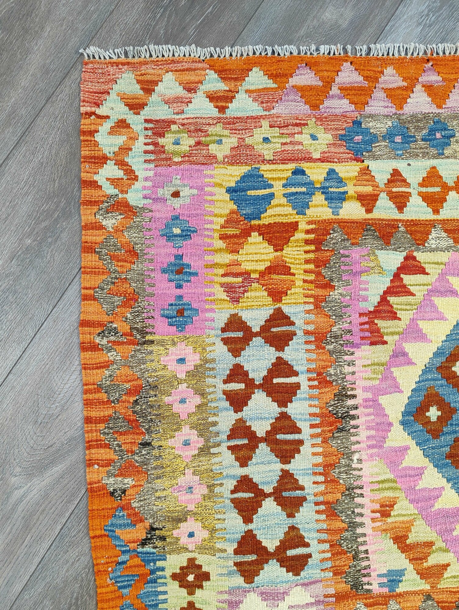 Ковер ручной работы Kilim 1.74#2.57 - фотография № 11