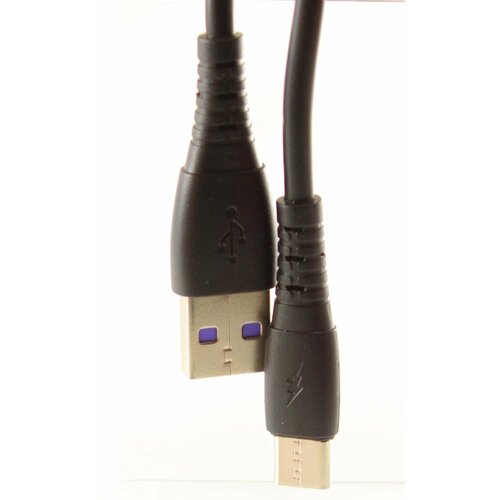 USB Кабель Type-C OINO M160, силиконовый, 2.5A, Черный, 1 м.