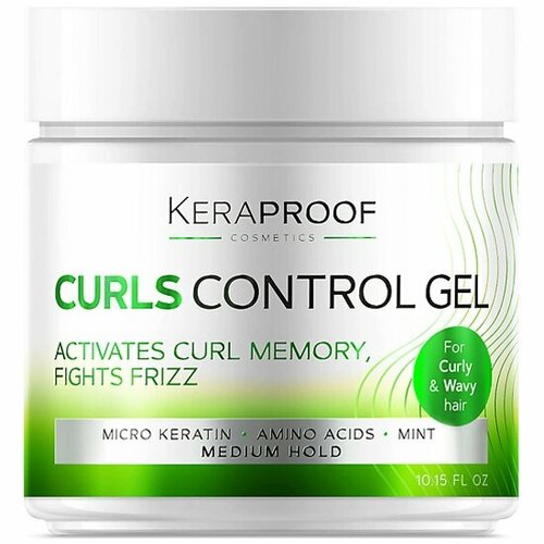 Гель для укладки кудрявых и волнистых волос Keraproof , 300 мл