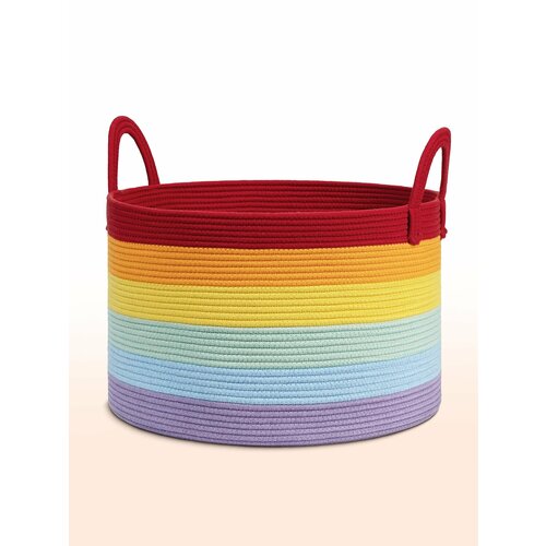 Корзина плетеная для хранения игрушек