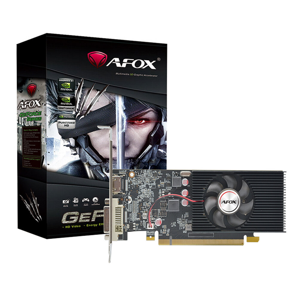 Видеокарта Afox GeForce GT 1030 LP SINGLE FAN 4G